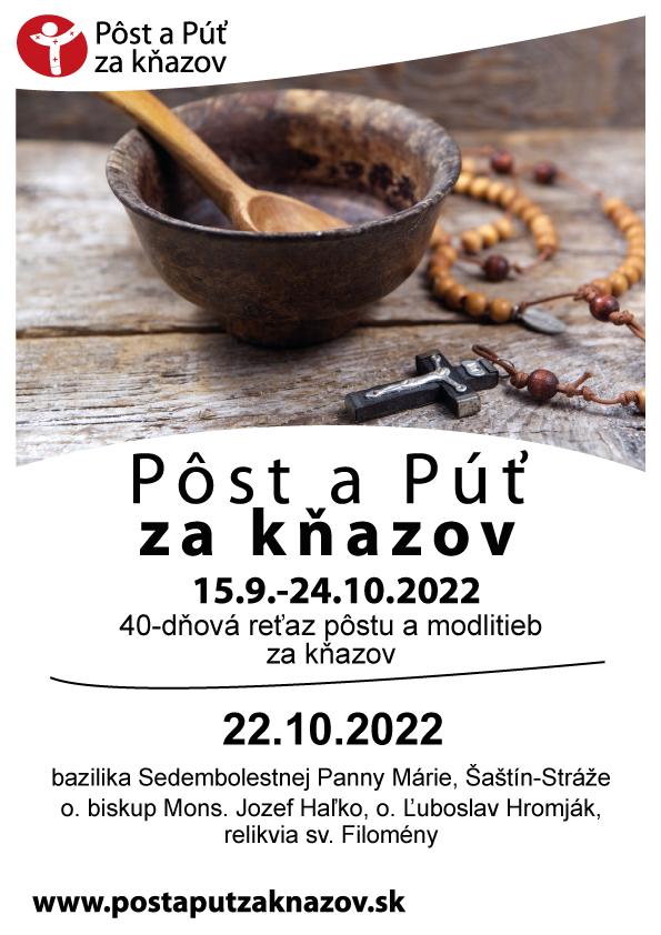 Bratislava, post, modlitba, knazi, plagat