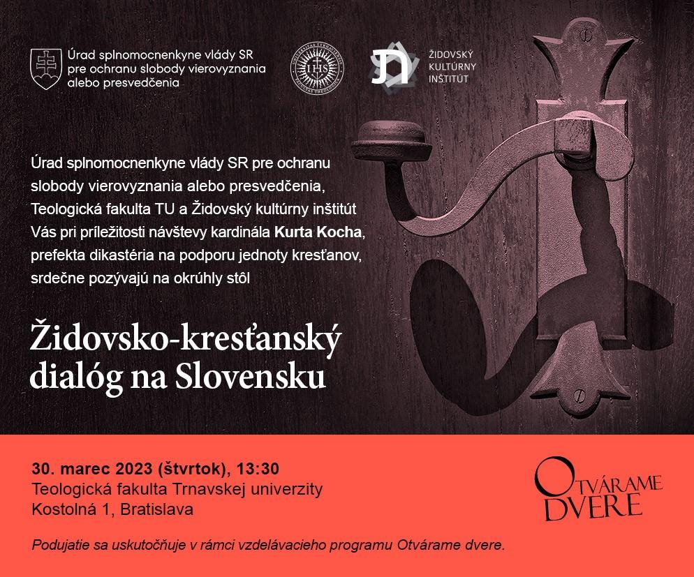 Bratislava, Koch, dialog, plagat