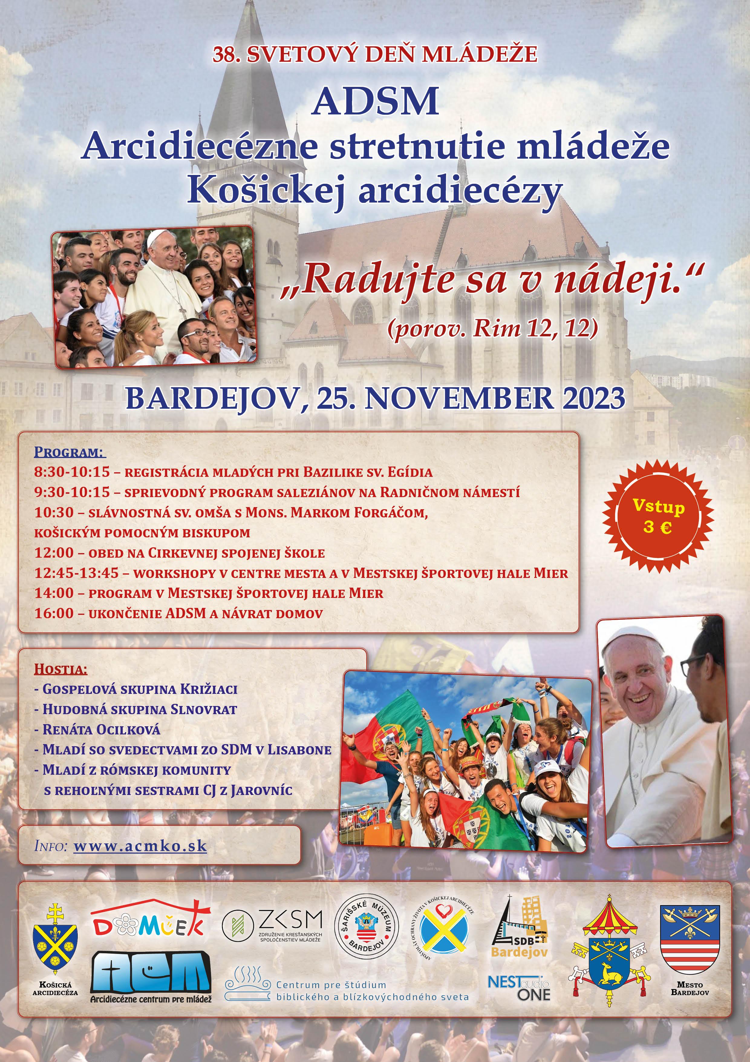 Bardejov, stretnutie, mladez, plagat