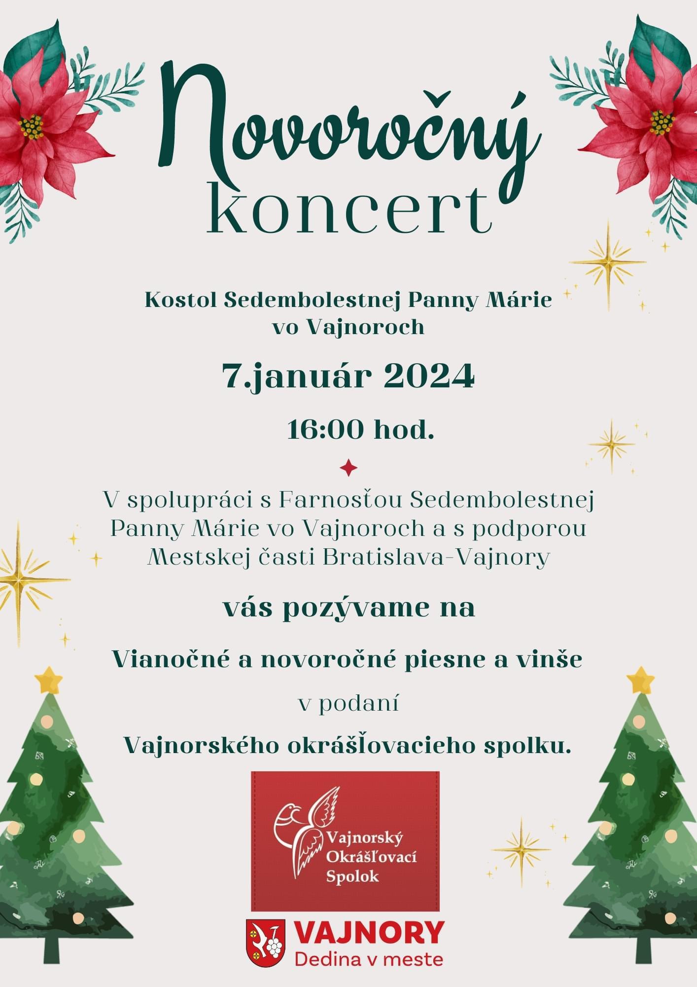 Vajnory, koncert, plagat