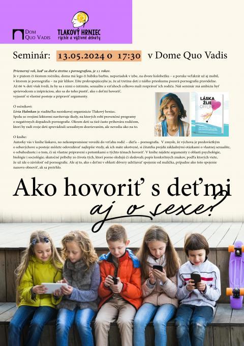 Bratislava, diskusia, sex, plagát