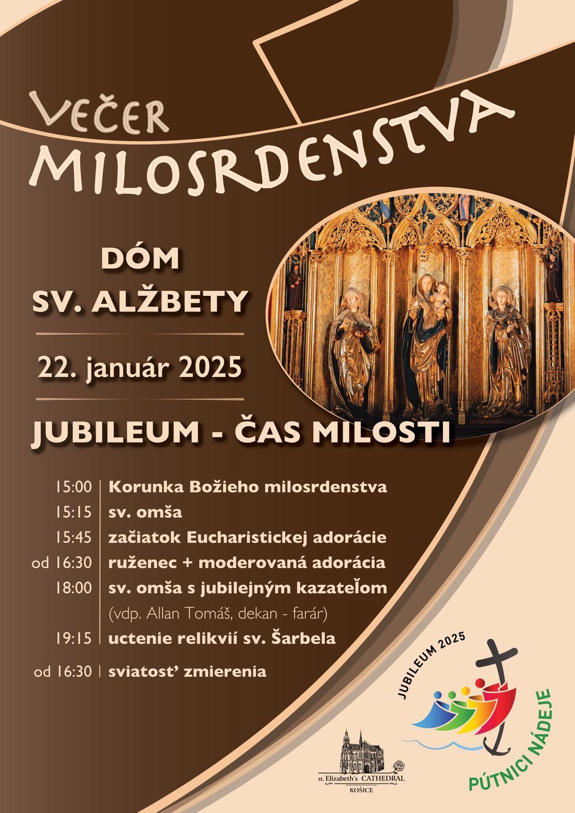 Koice, Jubileum, kr, Veery milosrdenstva