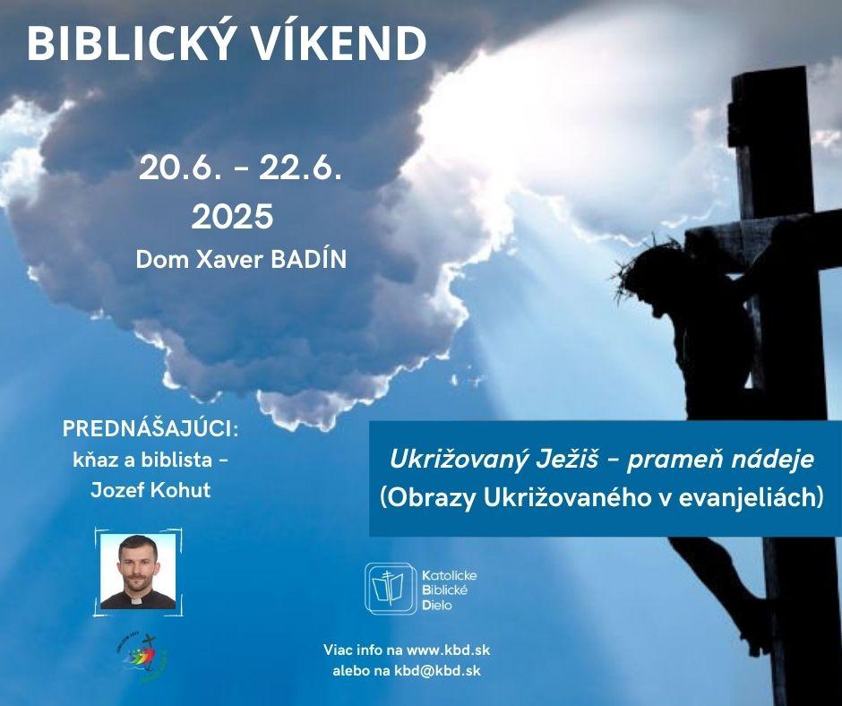 Badin, biblicky, vikend, plagat