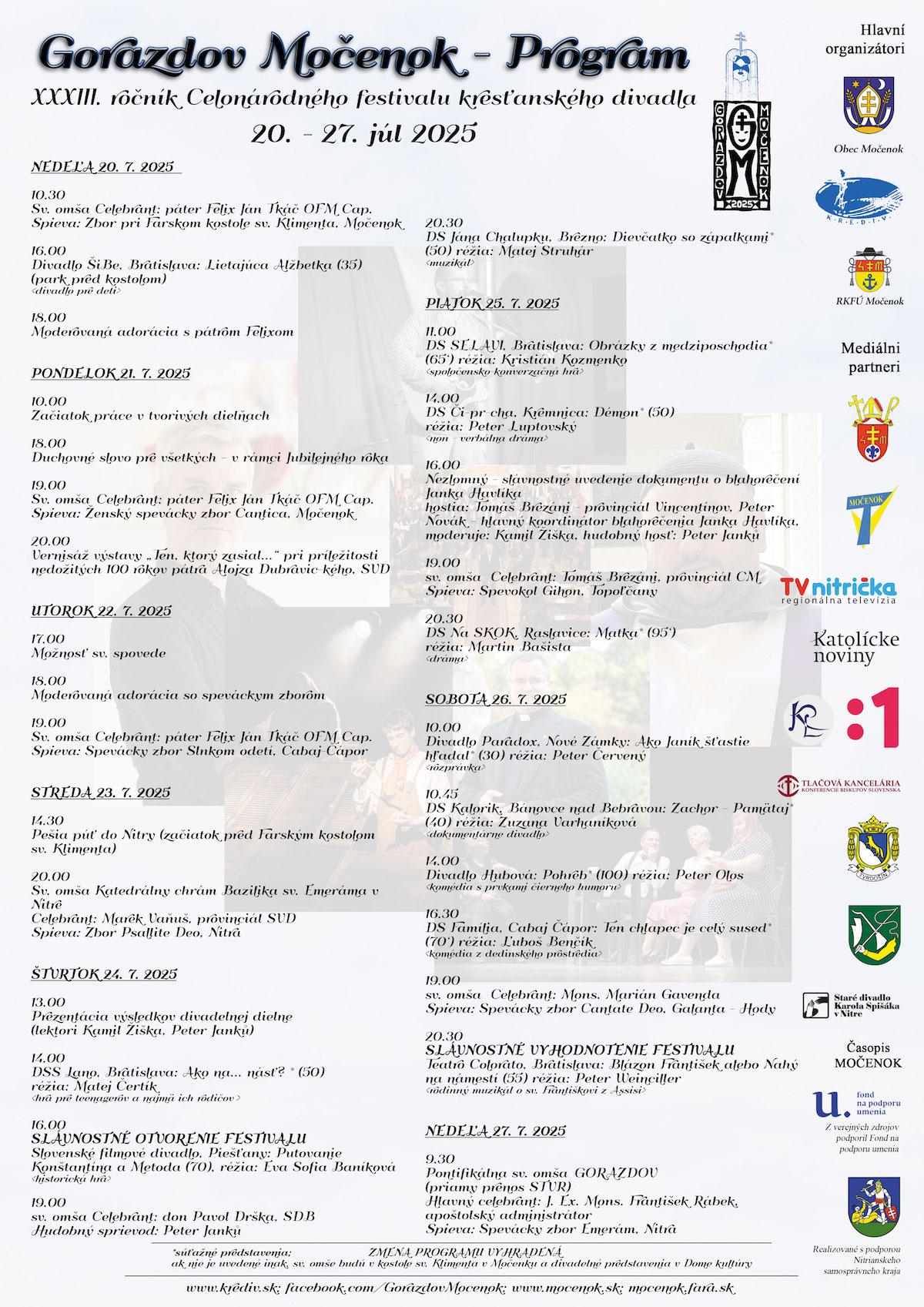 Moenok, festival, program, plagat