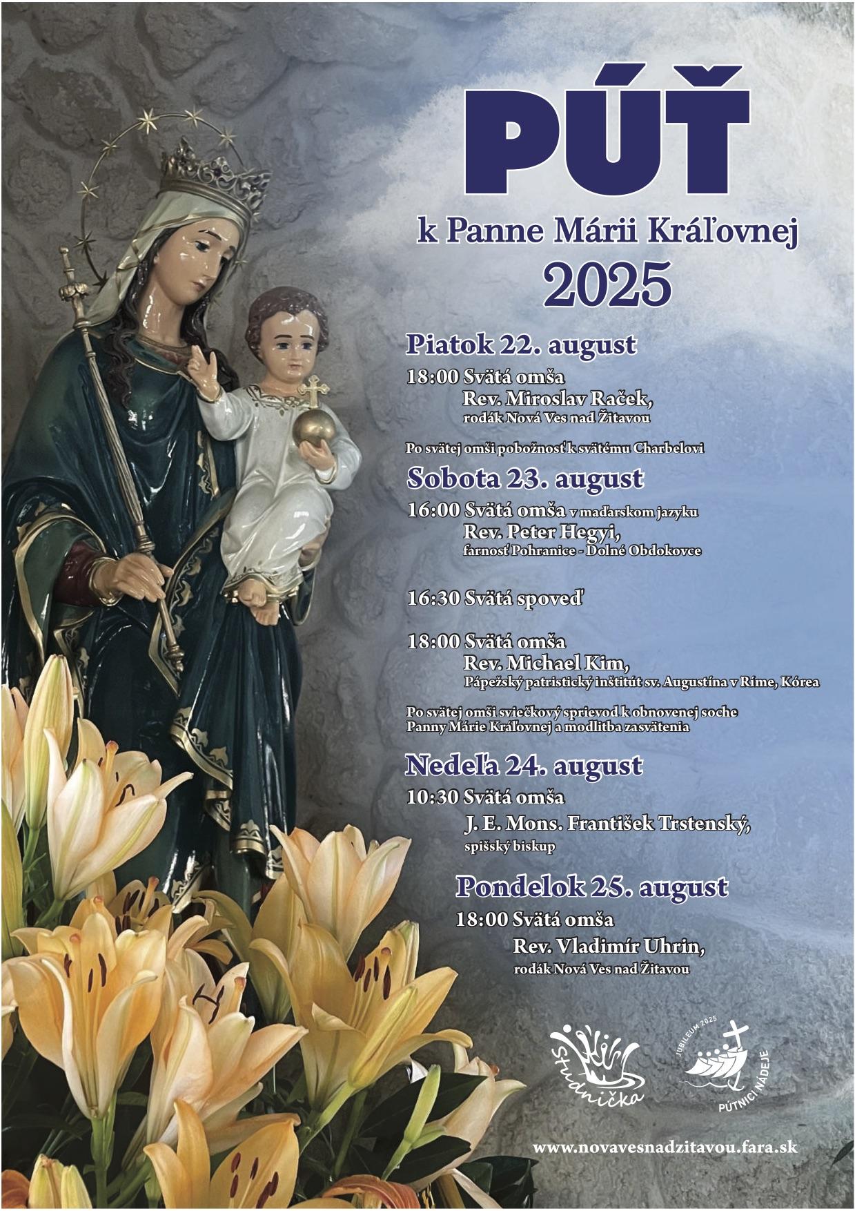 Nová Ves nad Žitavou, Mária, put, plagat