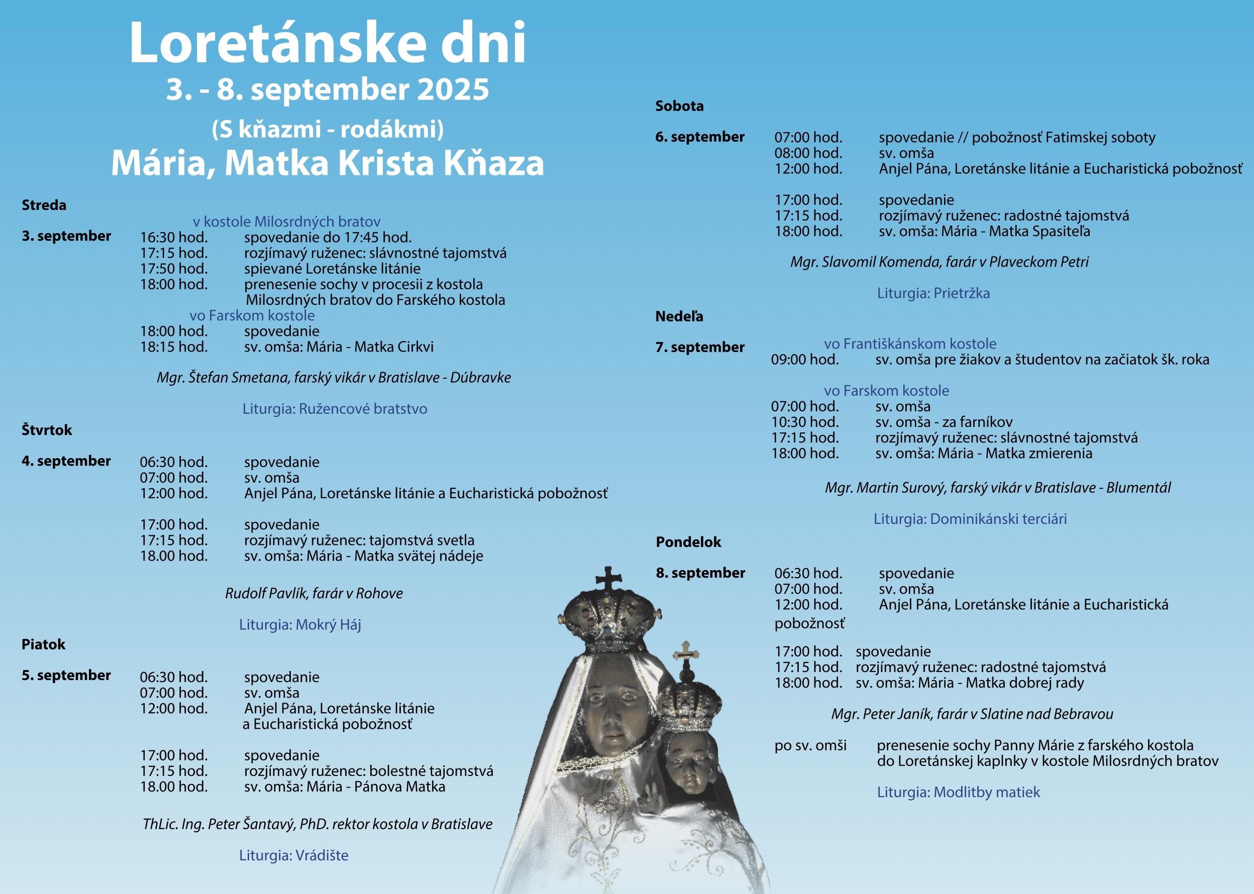 Loret�nske dni, 2025