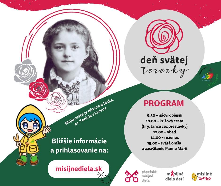 De� sv. Terezky, plagat