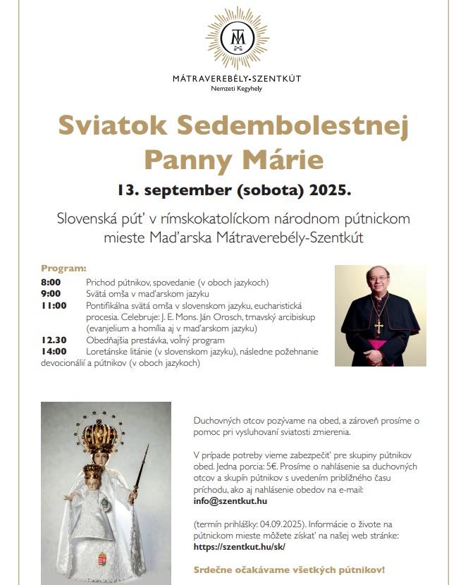 Szenkut, biskup, Orosch, 2025, plagat