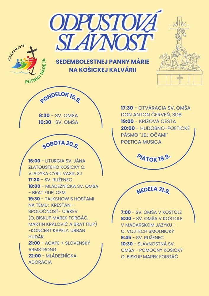 Kosice, odpust, plagat