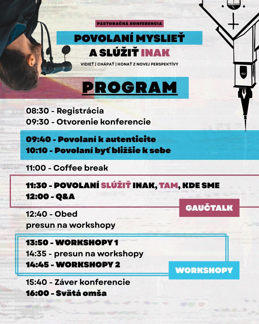 Badin, konferencia, plagat