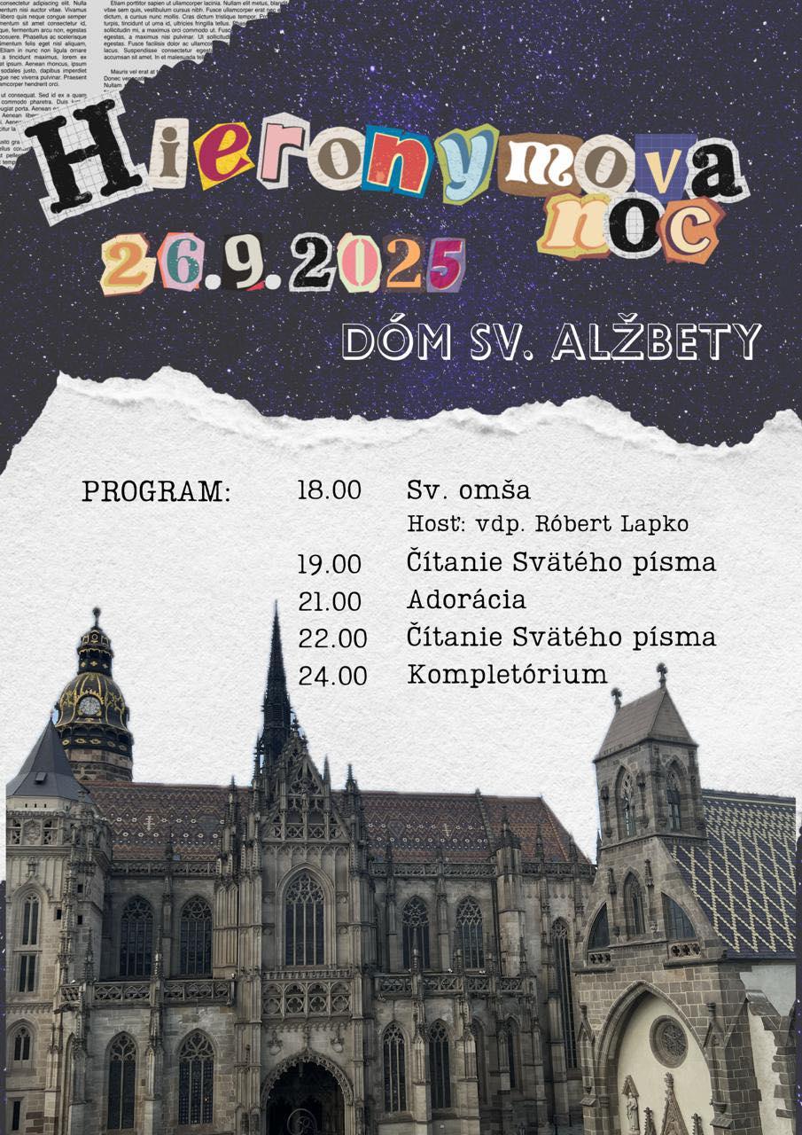 Kosice, Hieronymova noc, plagat