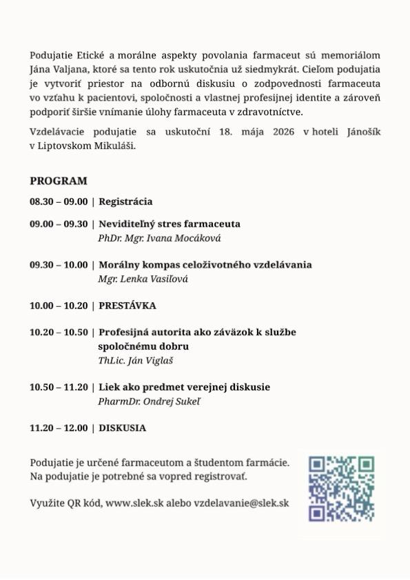 Liptovsk� Mikul�, konferencia, plag�t 2