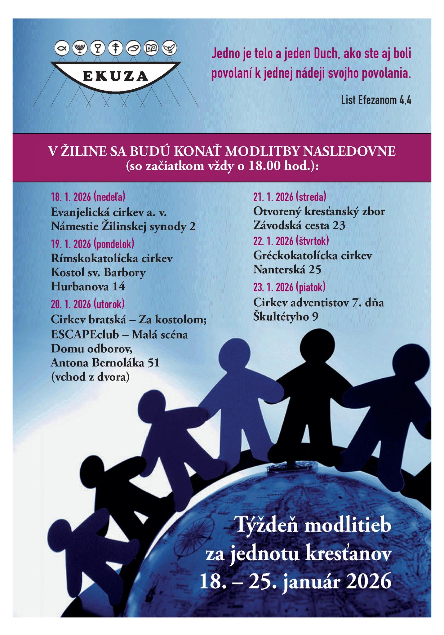 �ilina, ekumena, plag�t