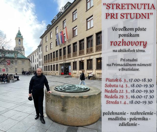 Bratislava, biskup, Jozef Ha�ko, pri studni, 2026
