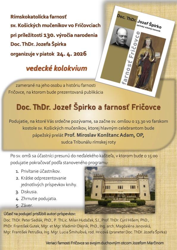 Fricovce, Spirko, plagat