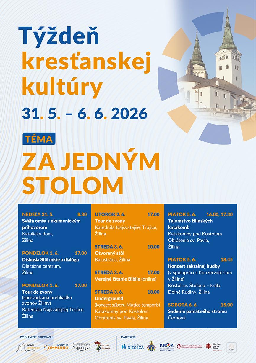 �ilina, T��de� kres�anskej kult�ry, 2026, plagat