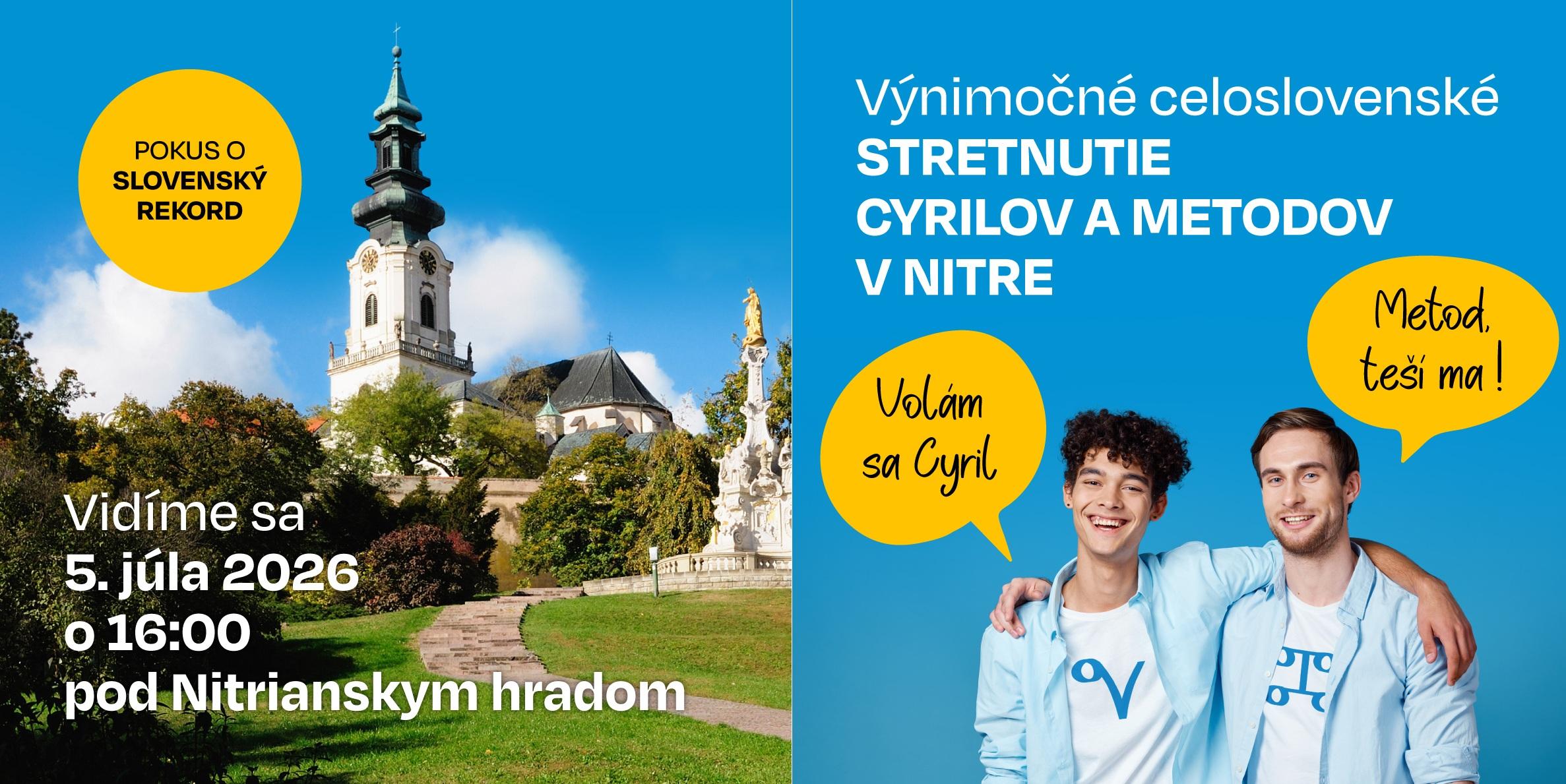Nitra, Cyril, Metod