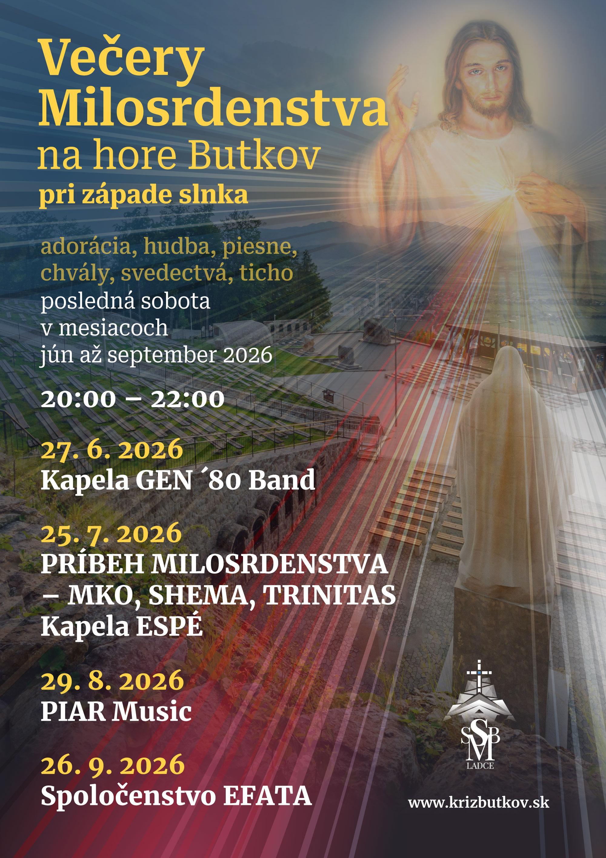 Ladce, Butkov, večery milosrdenstva