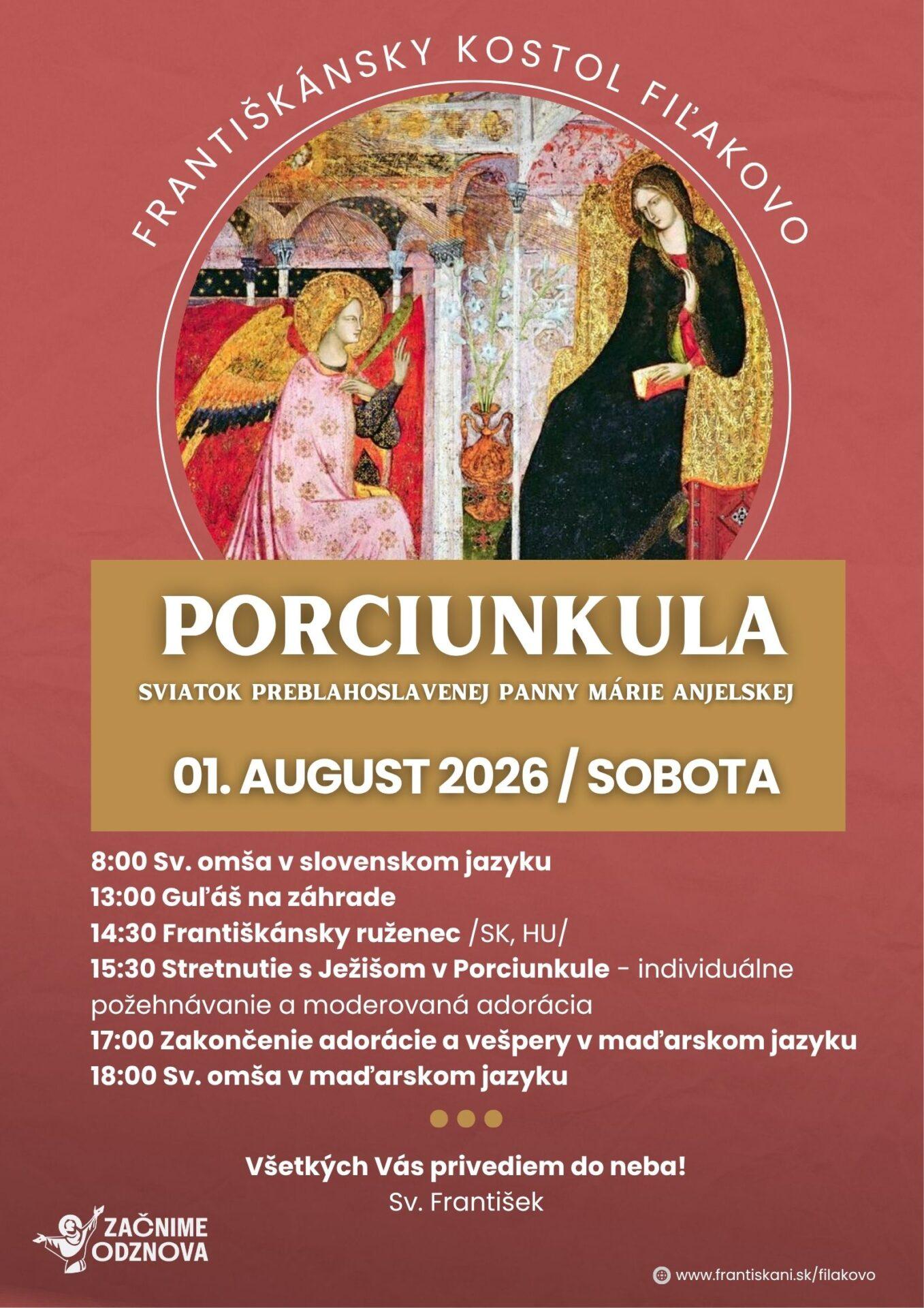 Fi�akovo,porciunkula
