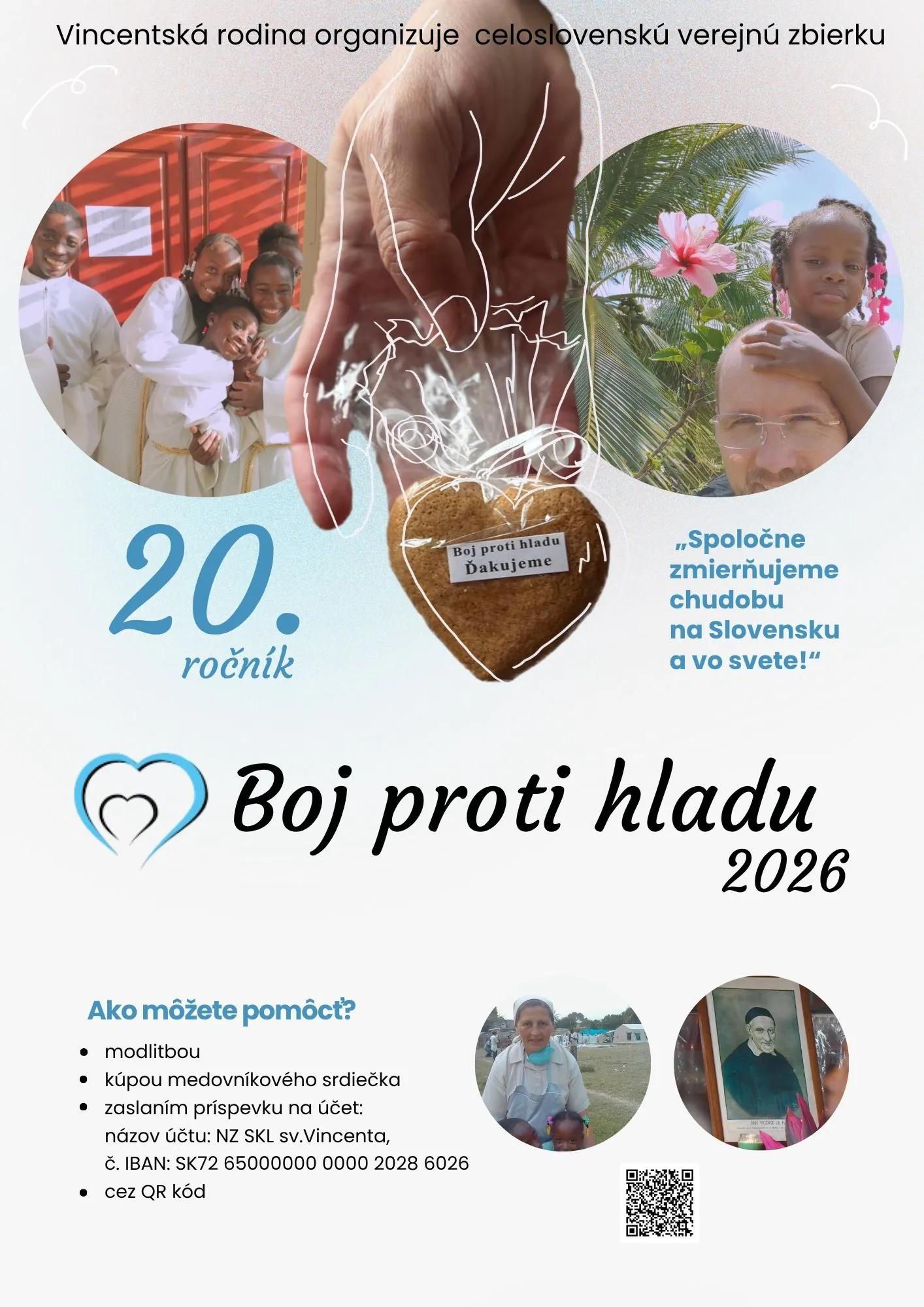 Bratislava, zbierka, Boj proti hladu, plagat, 2026