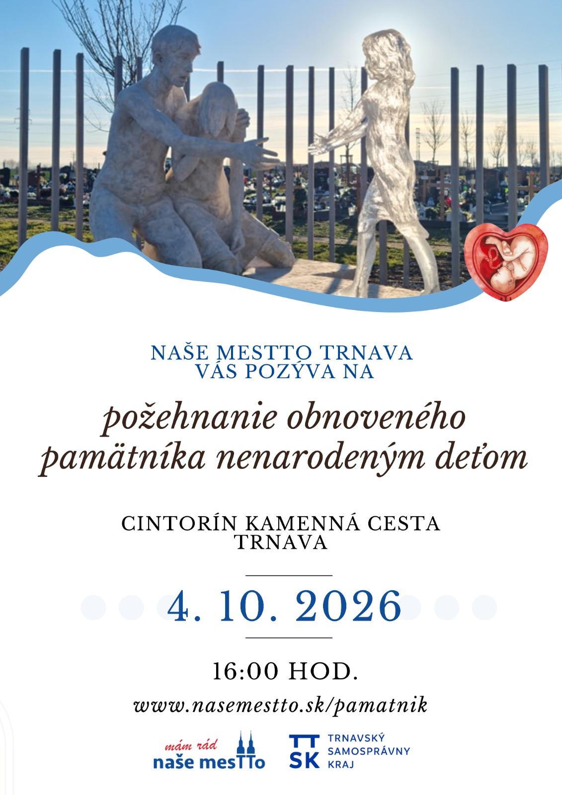 Trnava, pamatnik, plagat
