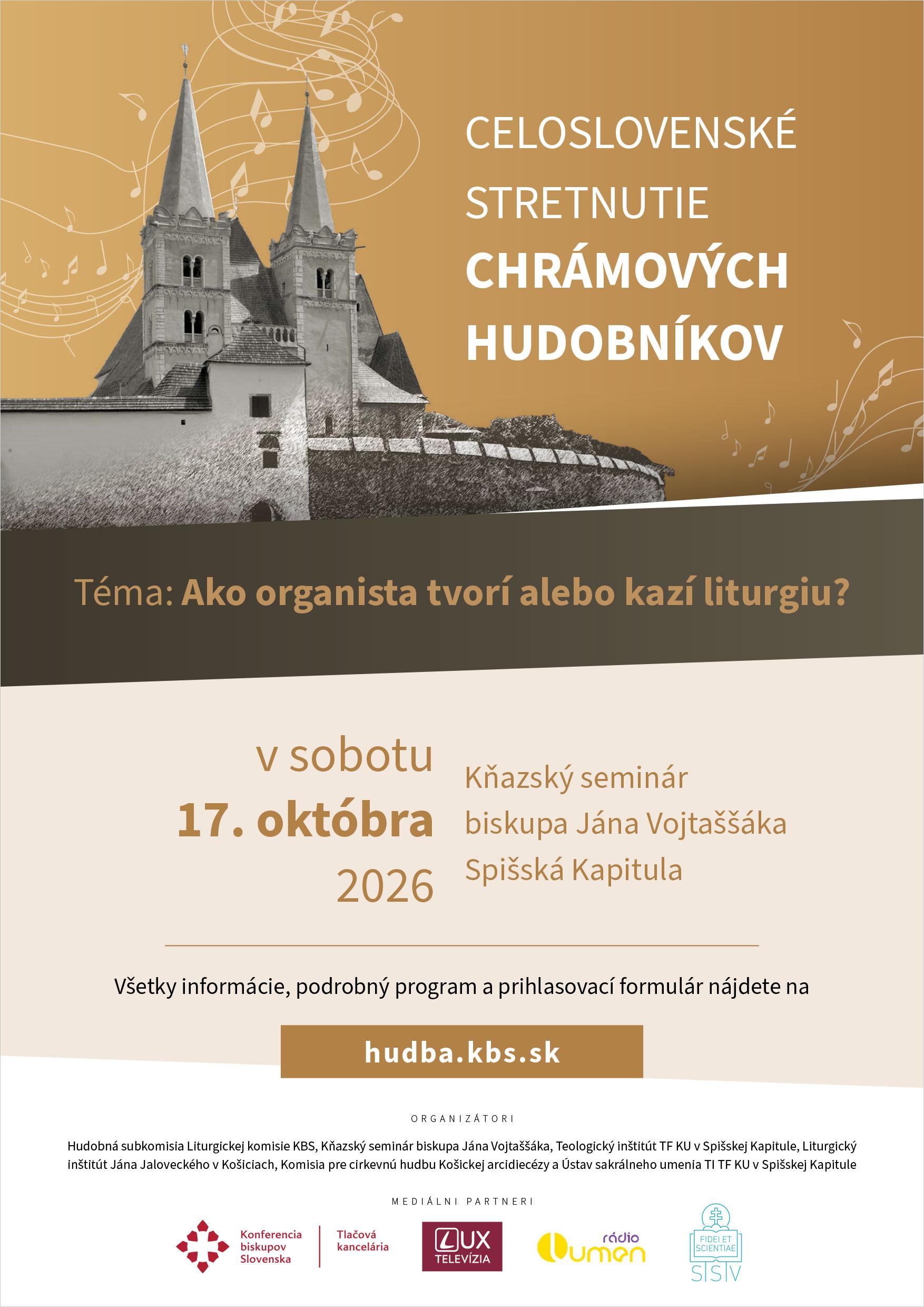 Spisska Kapitula, chramovi hudobnici, plagat, 2026